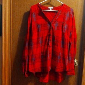Maurices, flannel red and black XL‎